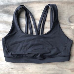 lululemon Energy Bra *Exhale size 8 Black